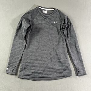 Under Armour Shirt Womens Large Coldgear Base Layer 4.0 Fitted Long Sleeve